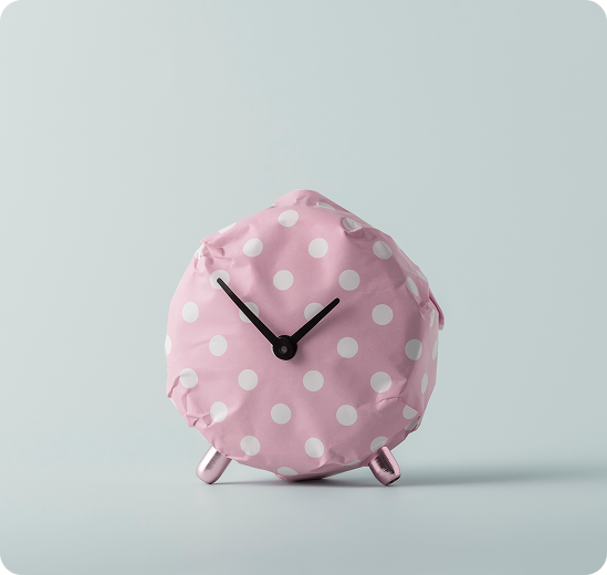 Roze wekker
